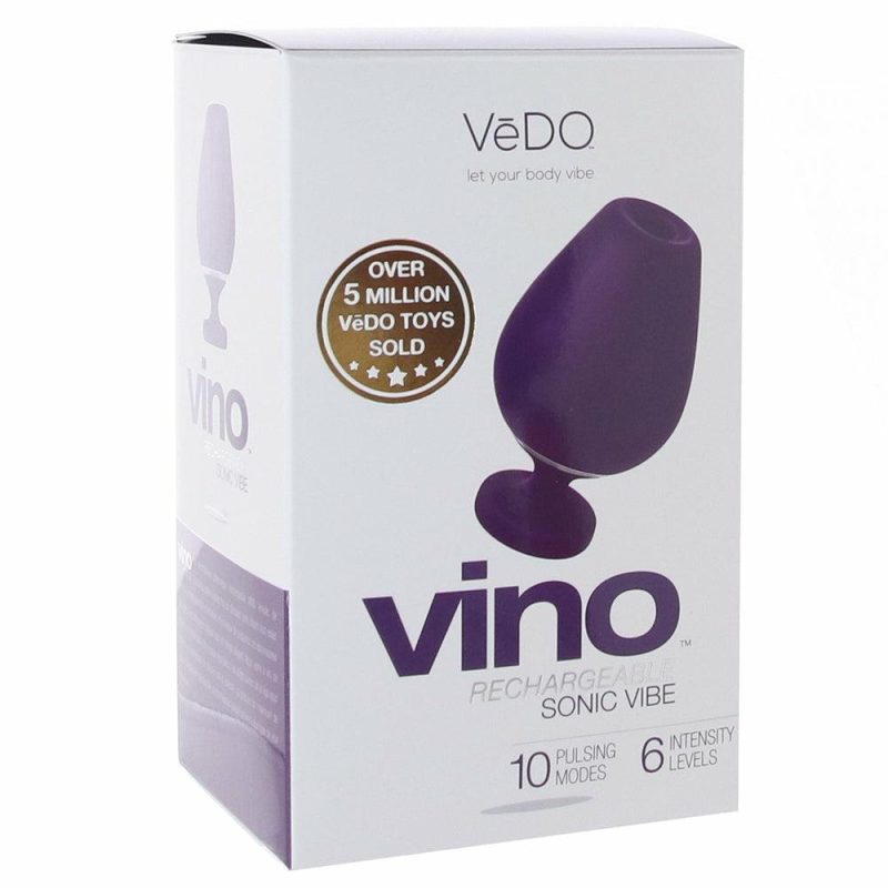 Vibrators | Vino Rechargeable Vibrating Sonic Vibe In Purple Vibrators Purple