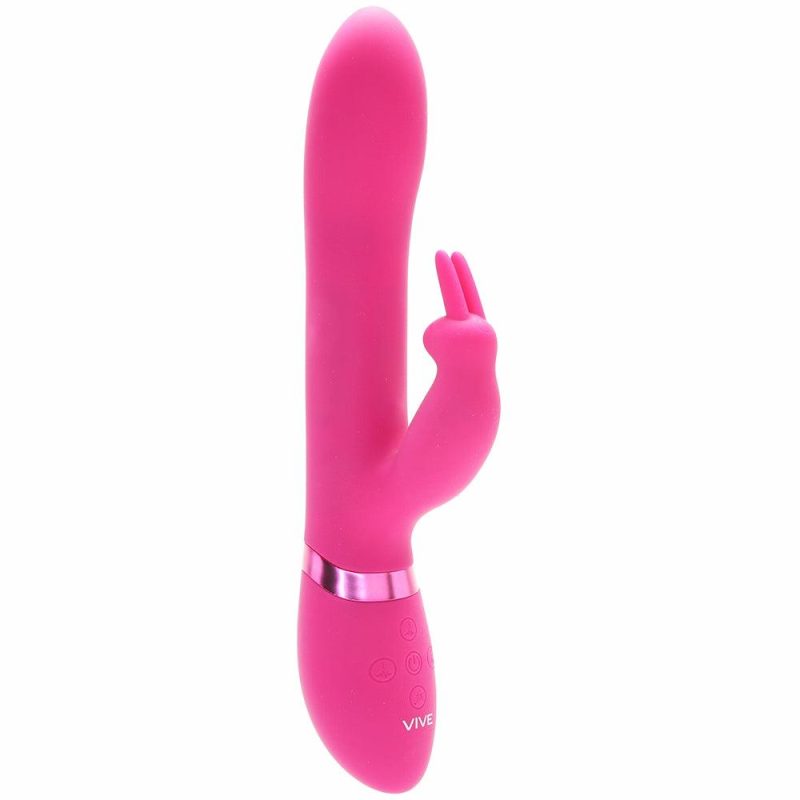 Vibrators | Vive Amoris Triple Action Thrusting Beaded Rabbit In Pink Vibrators Pink