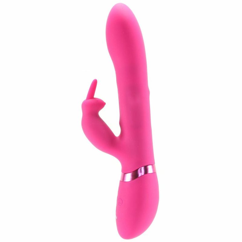 Vibrators | Vive Amoris Triple Action Thrusting Beaded Rabbit In Pink Vibrators Pink