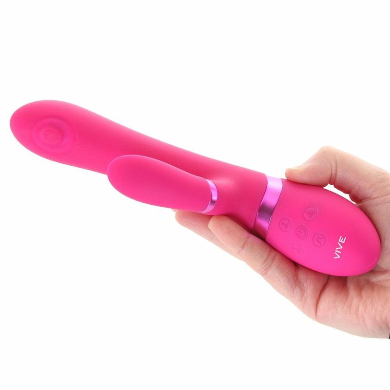 Vibrators | Vive Etsu Interchangeable Pulse Wave Rabbit Vibe Vibrators Pink