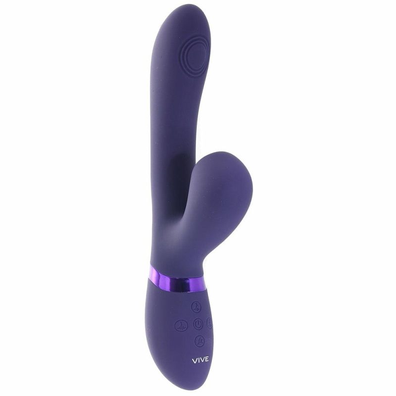 Vibrators | Vive Hide Triple Action Pulse Wave Rabbit Vibe Vibrators Purple