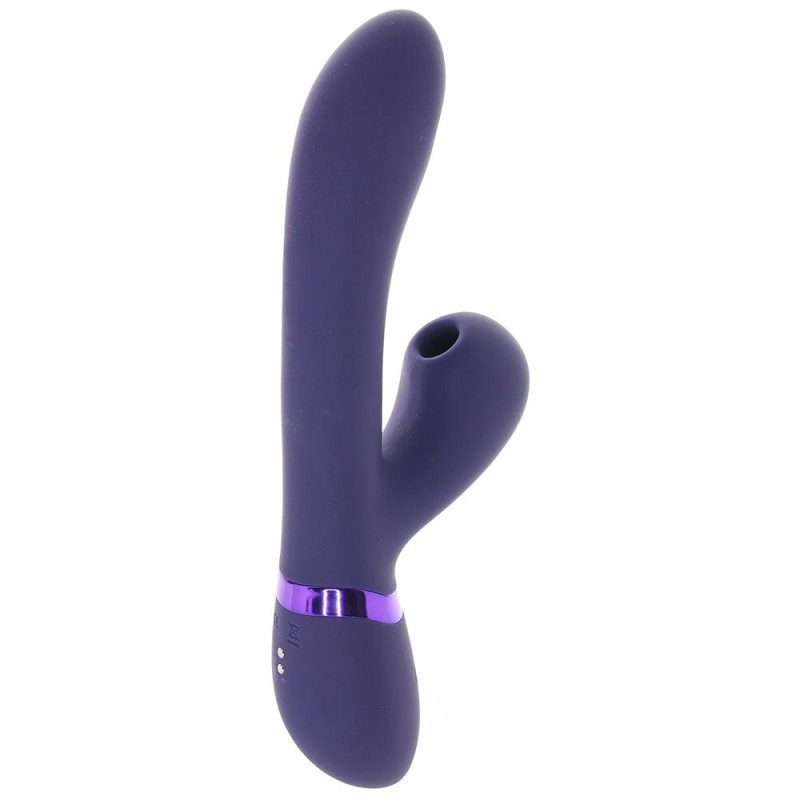 Vibrators | Vive Hide Triple Action Pulse Wave Rabbit Vibe Vibrators Purple