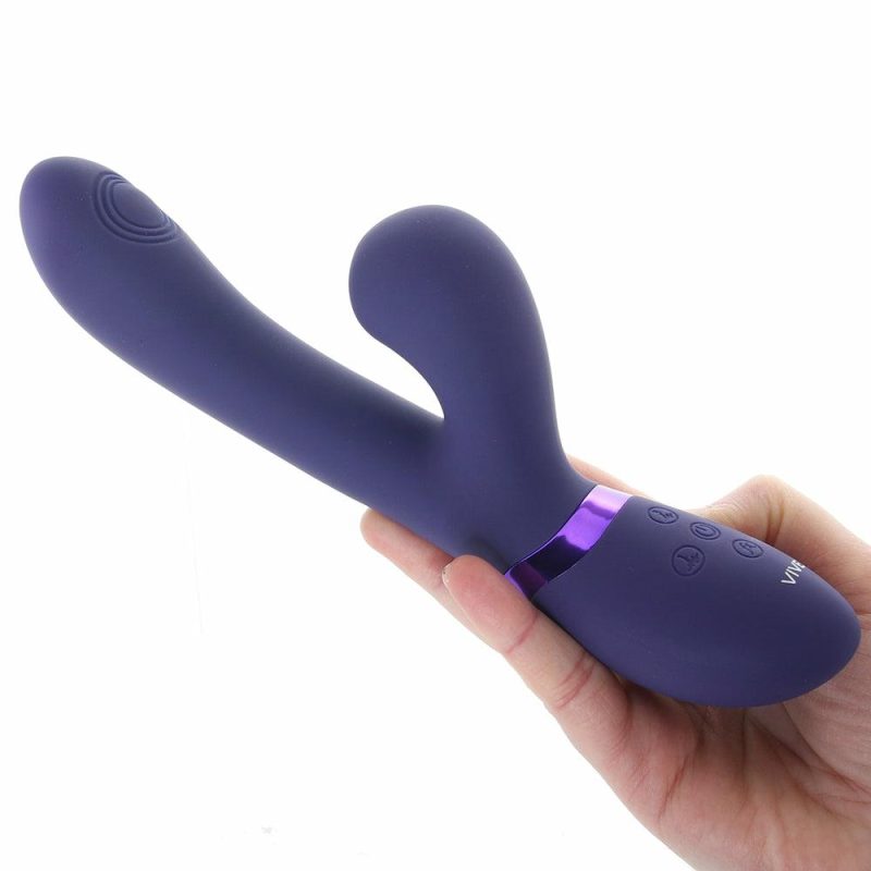 Vibrators | Vive Hide Triple Action Pulse Wave Rabbit Vibe Vibrators Purple