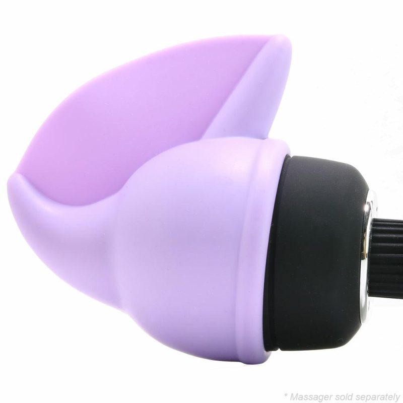 Vibrators | Wand Essentials Flutter Tip Attachment Vibrators Purple