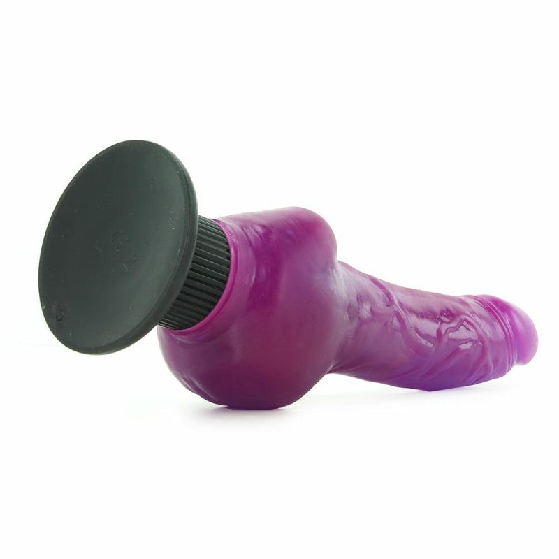 Vibrators | Waterproof Wall Bangers Vibrating Dildo In Purple Vibrators Pipedream