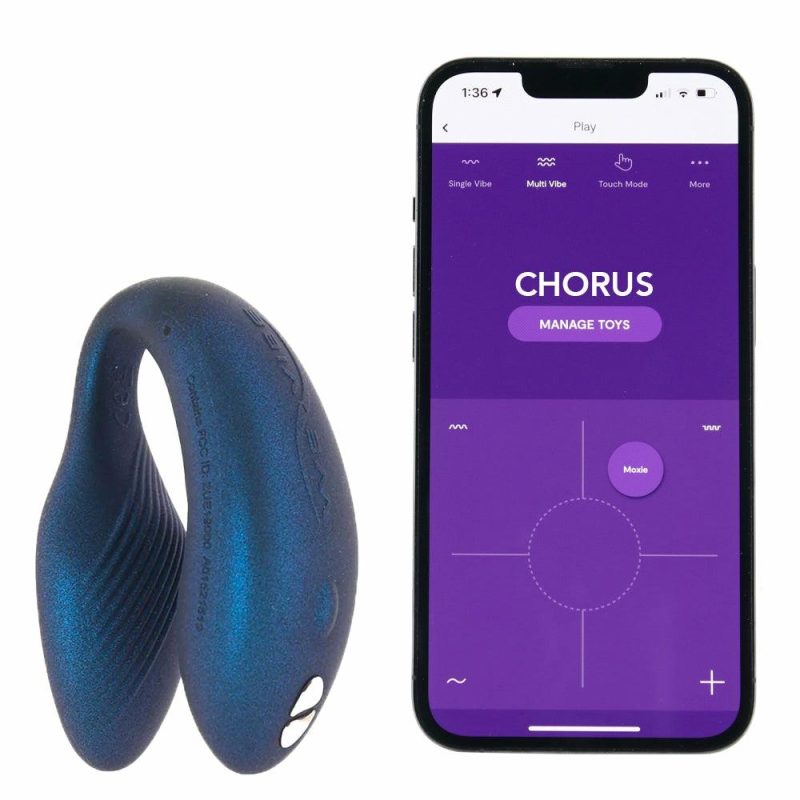 Vibrators | We-Vibe Chorus Couples Vibrator In Cosmic Blue Vibrators Blue