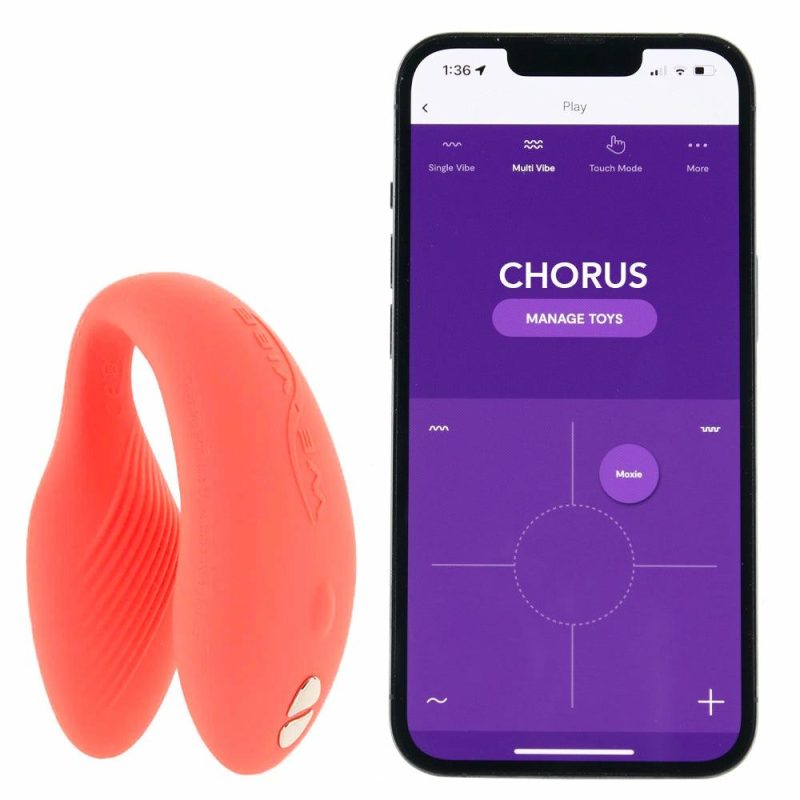 Vibrators | We-Vibe Chorus Couples Vibrator In Crave Coral Vibrators Pink