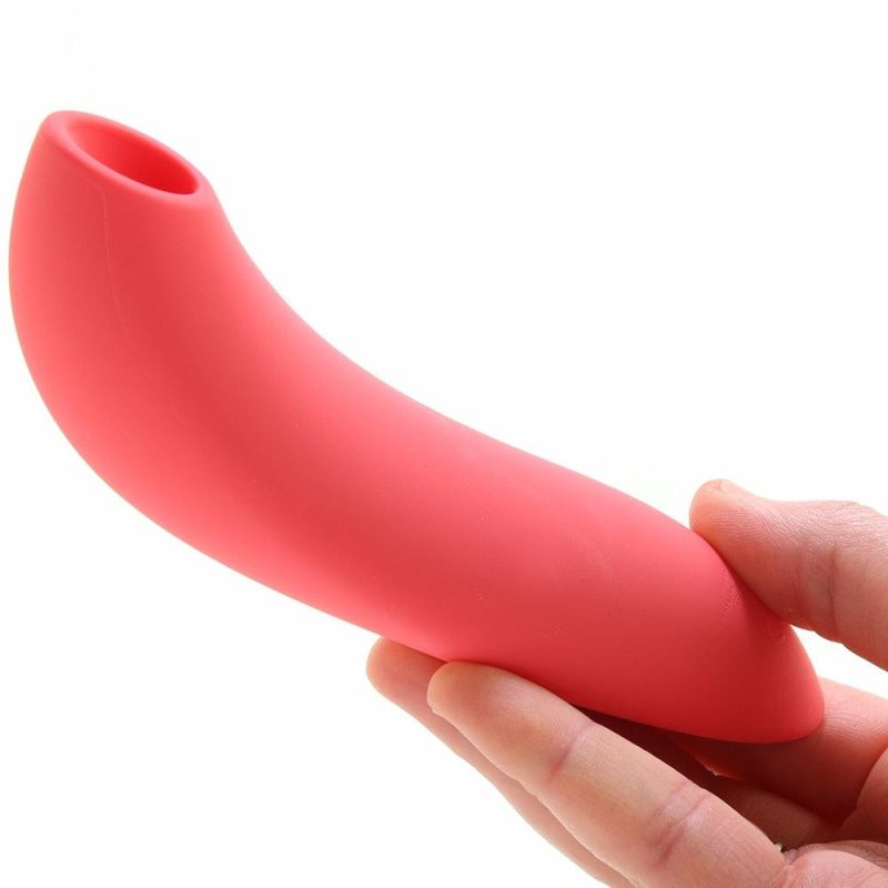 Vibrators | We-Vibe Melt Pleasure Air Clitoral Stimulator In Coral Vibrators Orange, Pink