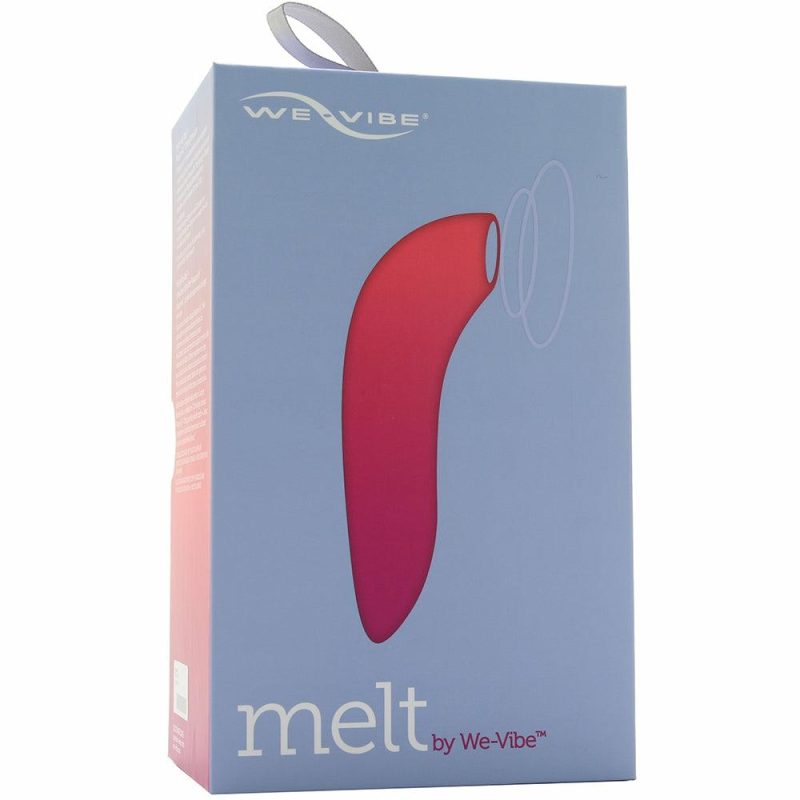 Vibrators | We-Vibe Melt Pleasure Air Clitoral Stimulator In Coral Vibrators Orange, Pink