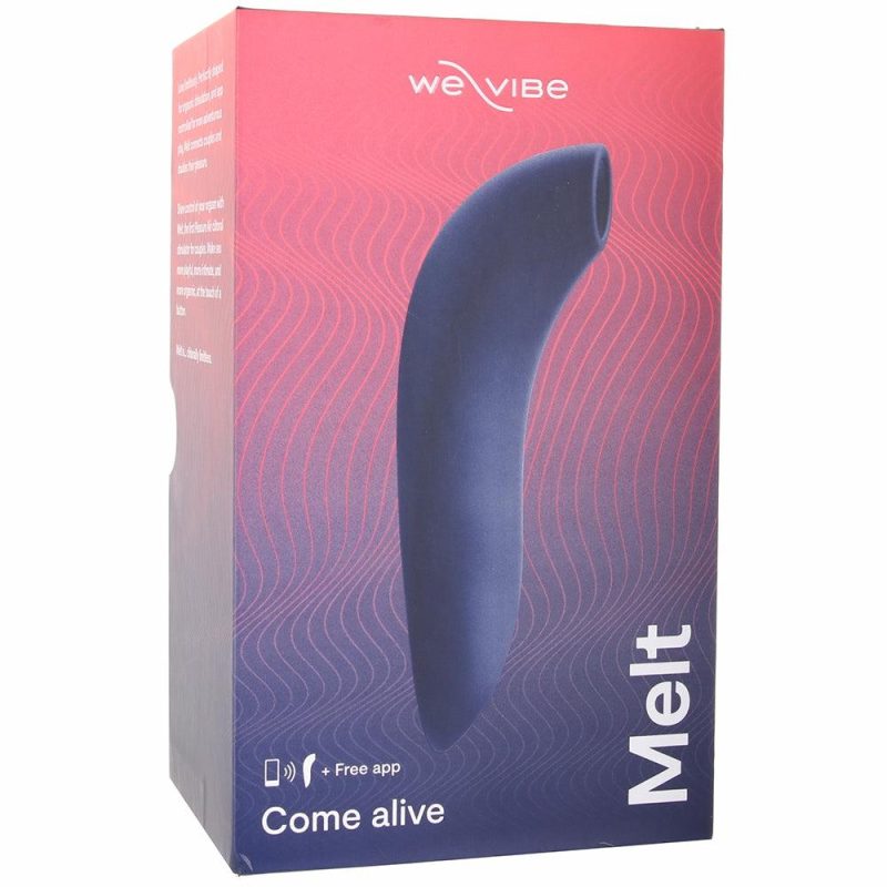 Vibrators | We-Vibe Melt Pleasure Air Clitoral Stimulator In Midnight Vibrators Blue