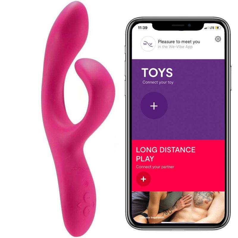 Vibrators | We-Vibe Nova 2 Rabbit Vibe In Fuchsia Vibrators Pink