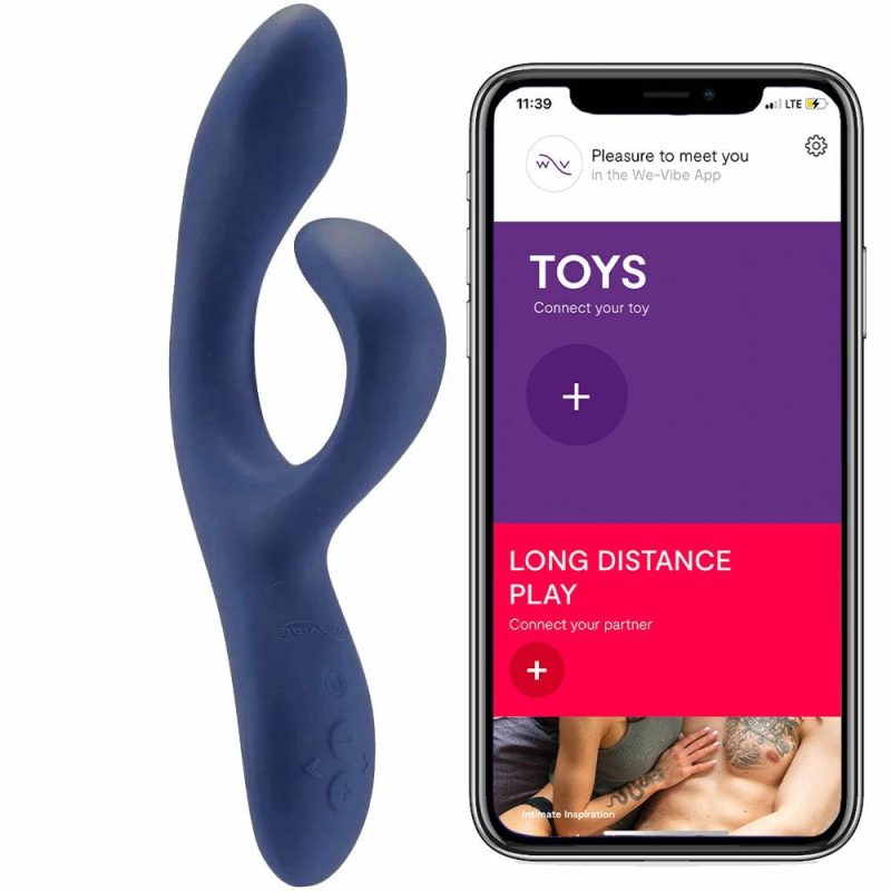 Vibrators | We-Vibe Nova 2 Rabbit Vibe In Midnight Blue Vibrators Blue