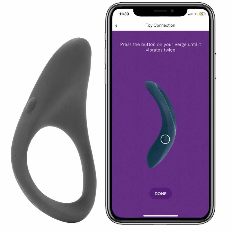 Vibrators | We-Vibe Verge Vibrating Silicone Ring In Slate Vibrators Vibrators