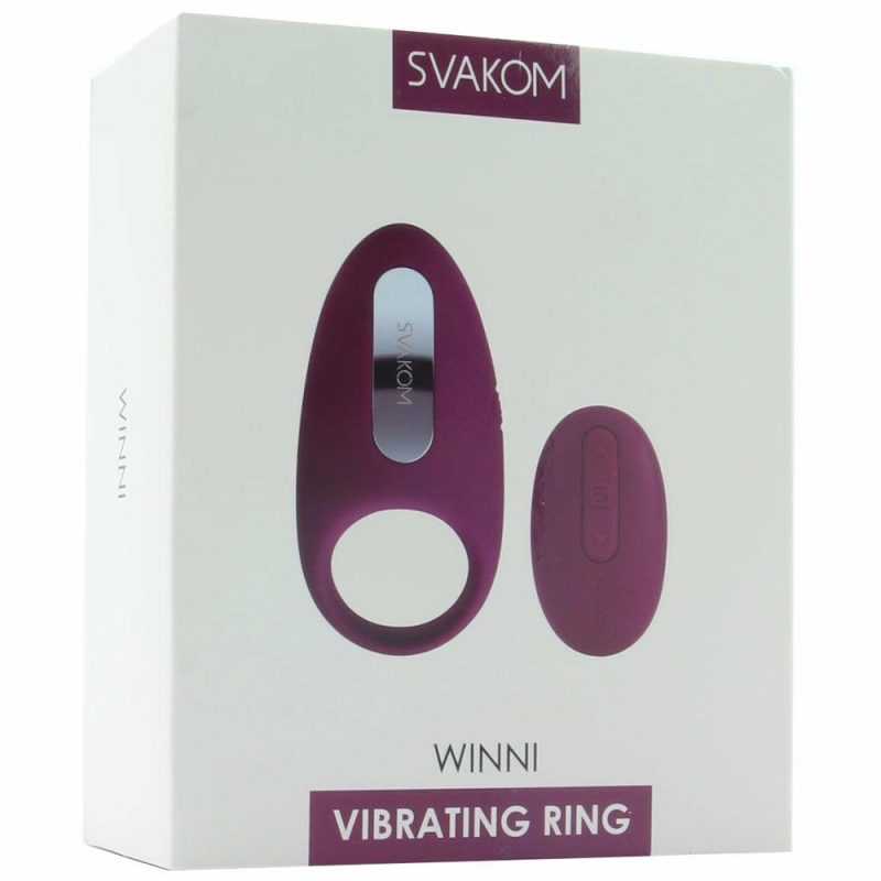 Vibrators | Winni Vibrating Cock Ring In Violet Vibrators Svakom