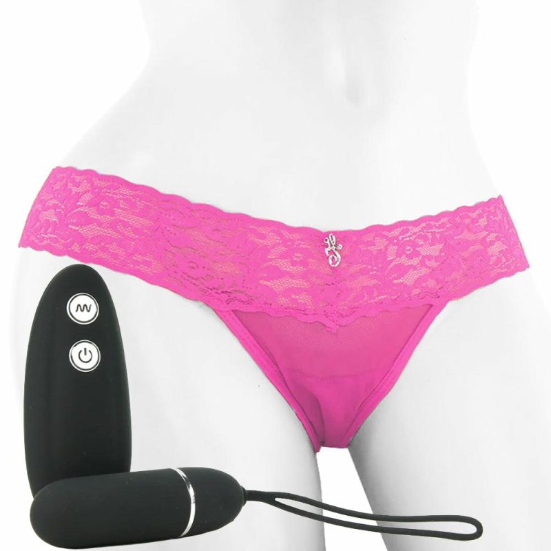 Vibrators | Wireless Remote Vibrating Pink Panties In S/M Lingerie Electric Eel