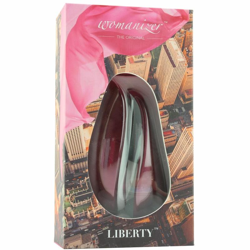 Vibrators | Womanizer Liberty Clitoral Stimulator In Red Wine Vibrators Red