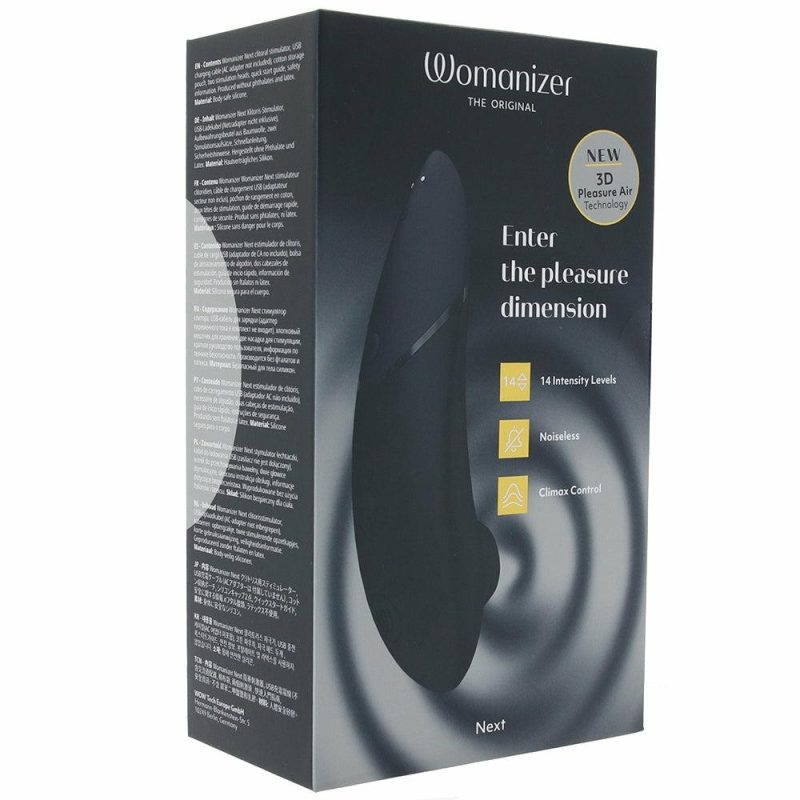 Vibrators | Womanizer Next 3D Pleasure Air Stimulator In Black Vibrators Black