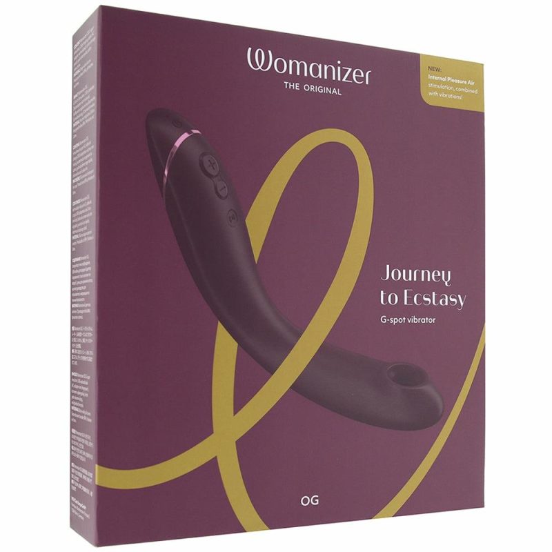 Vibrators | Womanizer Og G-Spot Air Stimulator In Aubergine Vibrators Purple