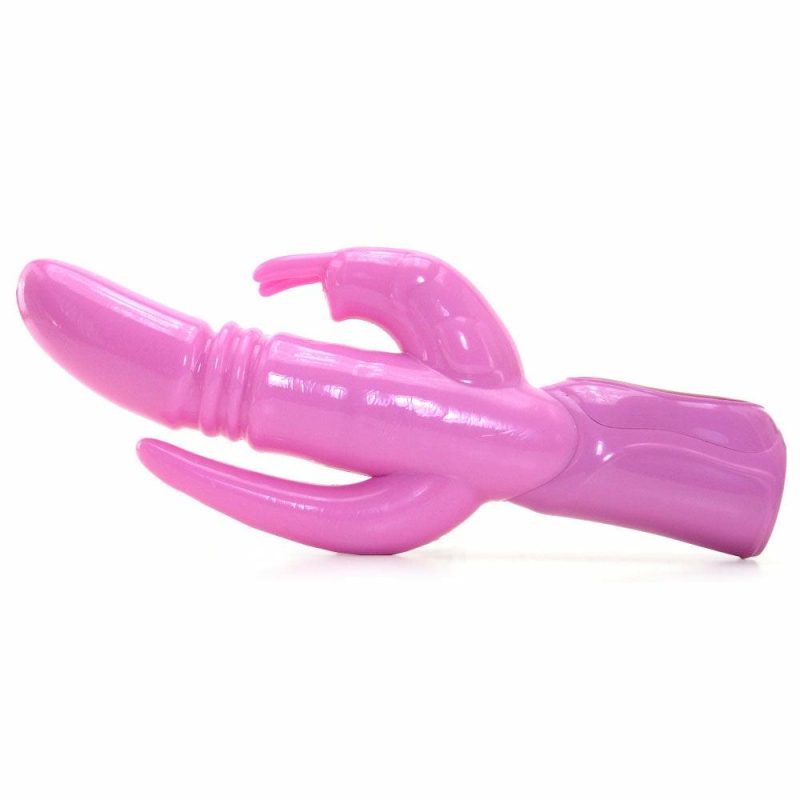 Vibrators | Wow! Triple Ecstacy Thruster Vibe Vibrators Pink