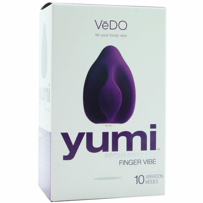 Vibrators | Yumi Rechargeable Finger Vibe In The Deep Purple Vibrators Purple