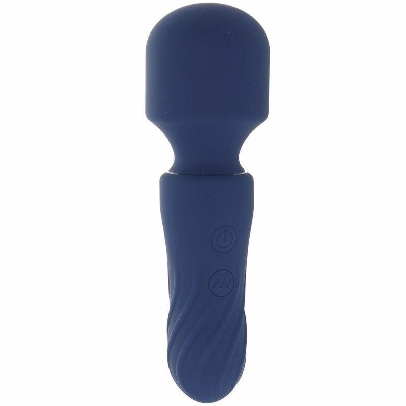 Vibrators | Charisma Charm Mini Wand Vibe Vibrators Blue