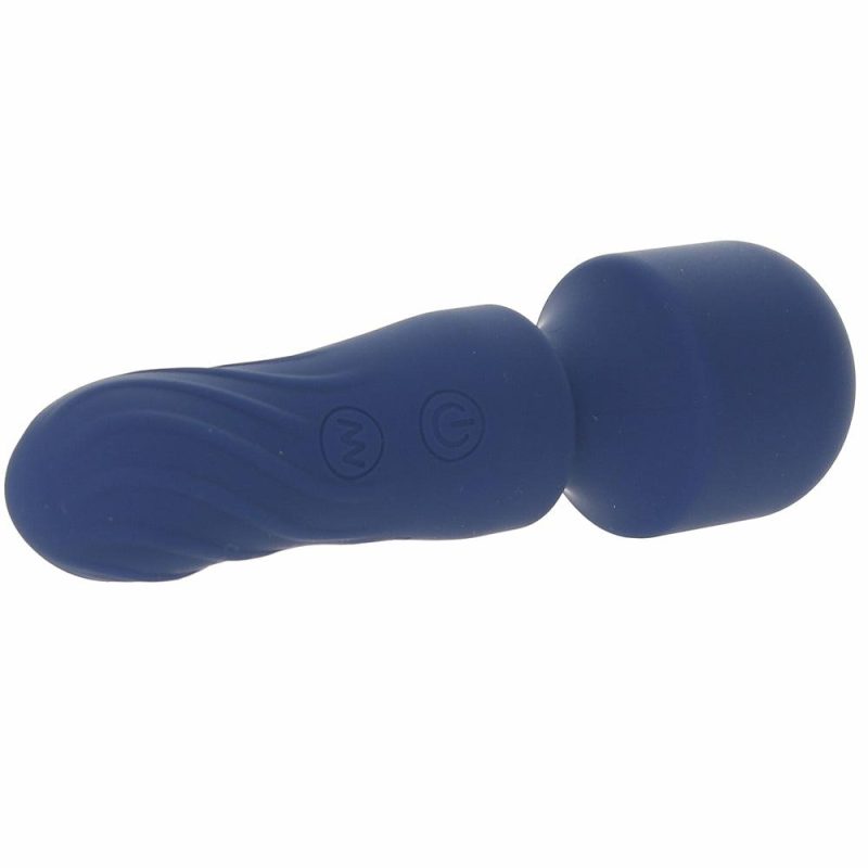 Vibrators | Charisma Charm Mini Wand Vibe Vibrators Blue