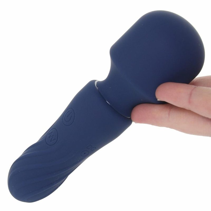 Vibrators | Charisma Charm Mini Wand Vibe Vibrators Blue