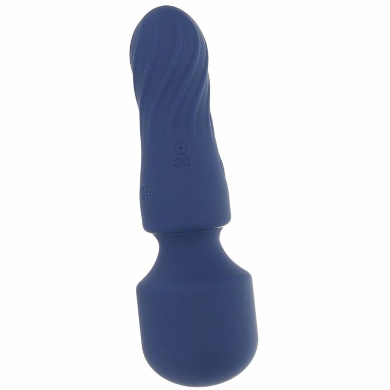 Vibrators | Charisma Charm Mini Wand Vibe Vibrators Blue