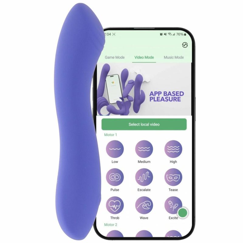 Vibrators | Connect App Controlled Contoured G Vibe Vibrators Blue