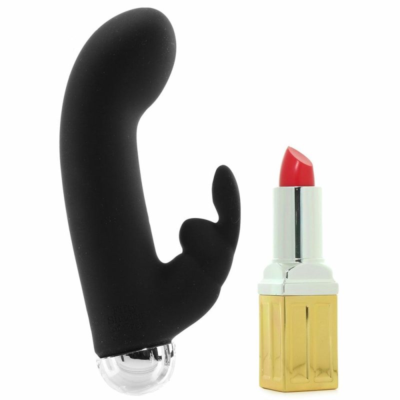 Vibrators | Greedy Girl Mini Rabbit Vibrator Vibrators Black