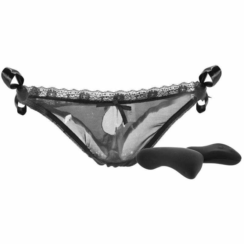 Vibrators | Hidden Pleasure Remote Controlled Vibrating Panty Vibrators Black