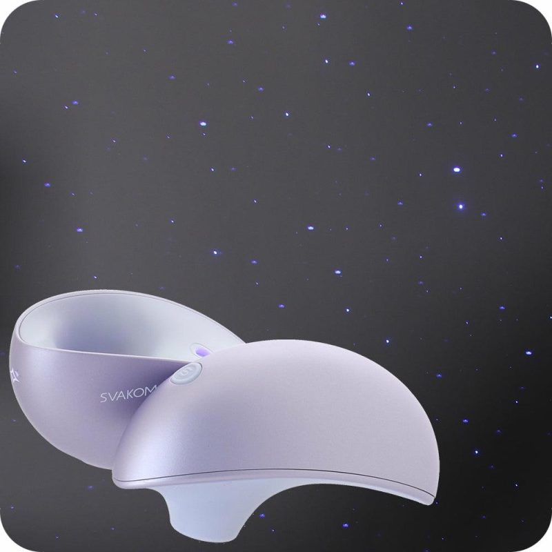 Vibrators | Pulse Galaxie Suction Stimulator With Star Projector Vibrators Purple