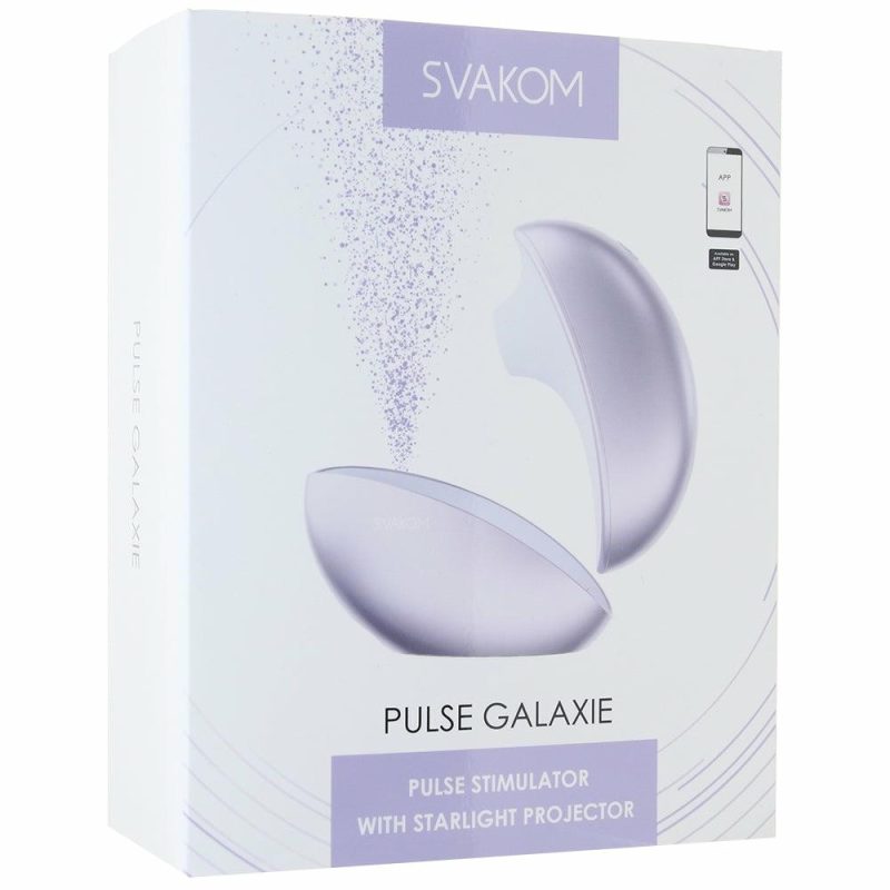 Vibrators | Pulse Galaxie Suction Stimulator With Star Projector Vibrators Purple