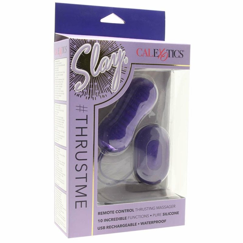 Vibrators | Slay #Thrustme Remote Thrusting Massager Vibrators CalExotics