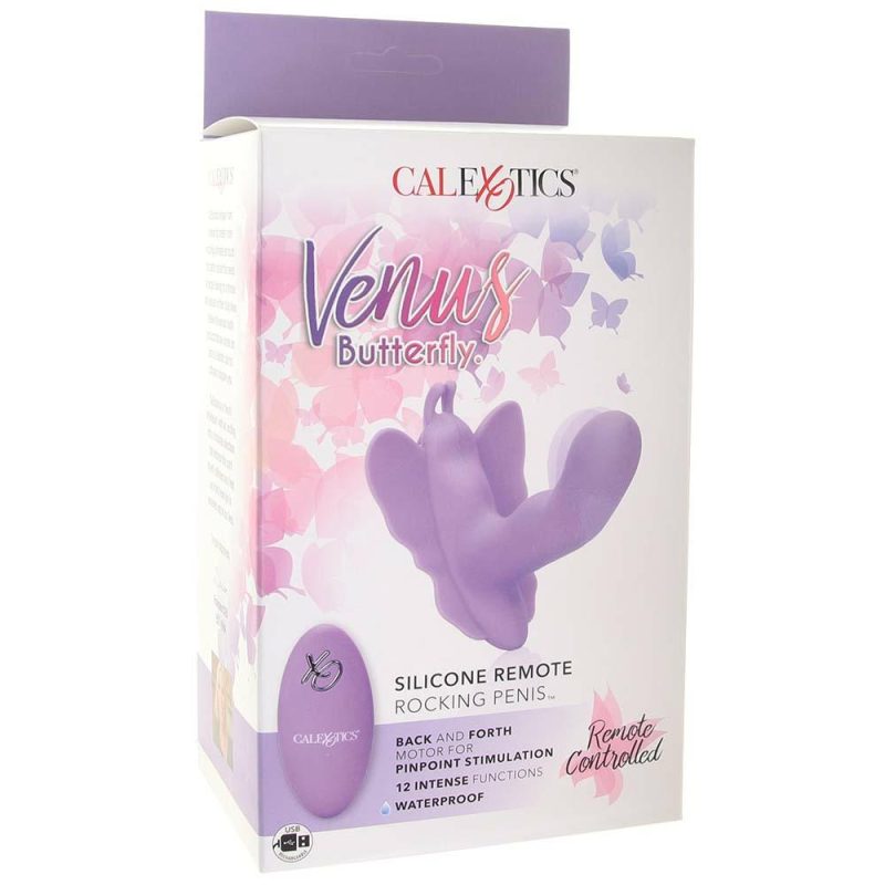 Vibrators | Venus Butterfly Remote Rocking Penis Vibe In Purple Vibrators CalExotics