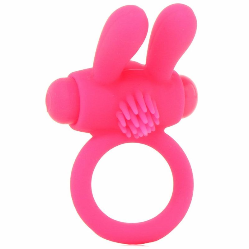 Vibrators | Neon Rabbit Vibrating Cock Ring In Pink Vibrators Pipedream