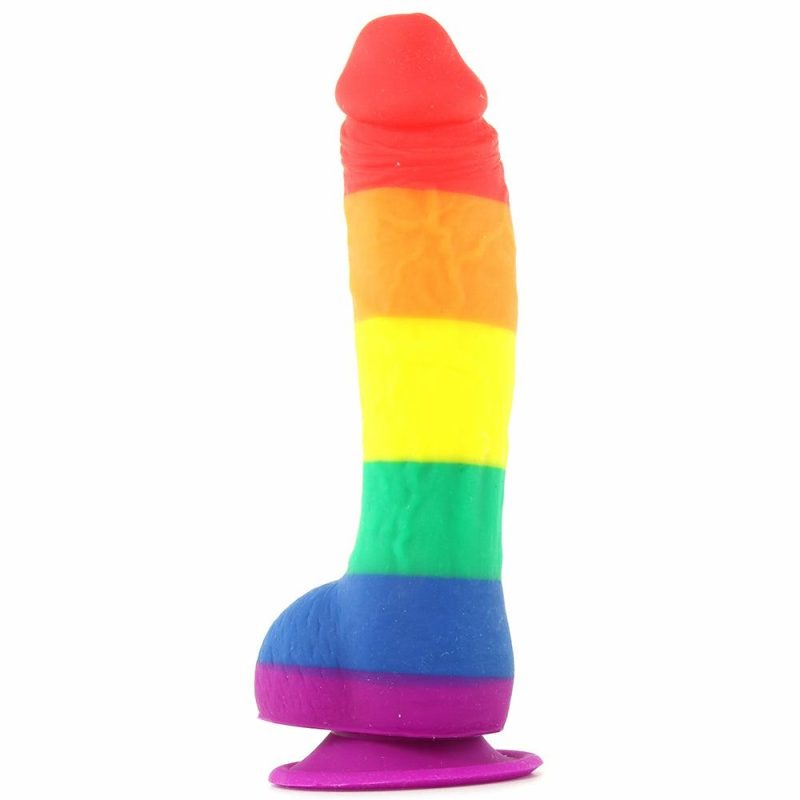 Dildos | Colours Pride Edition 6 Inch Silicone Dildo In Rainbow Dildos Dildos