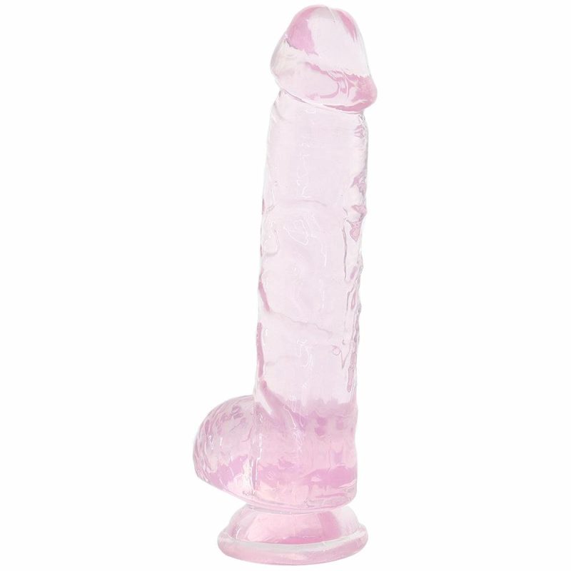 Dildos | Naturally Yours 6 Inch Crystaline Dildo In Rose Dildos Blush