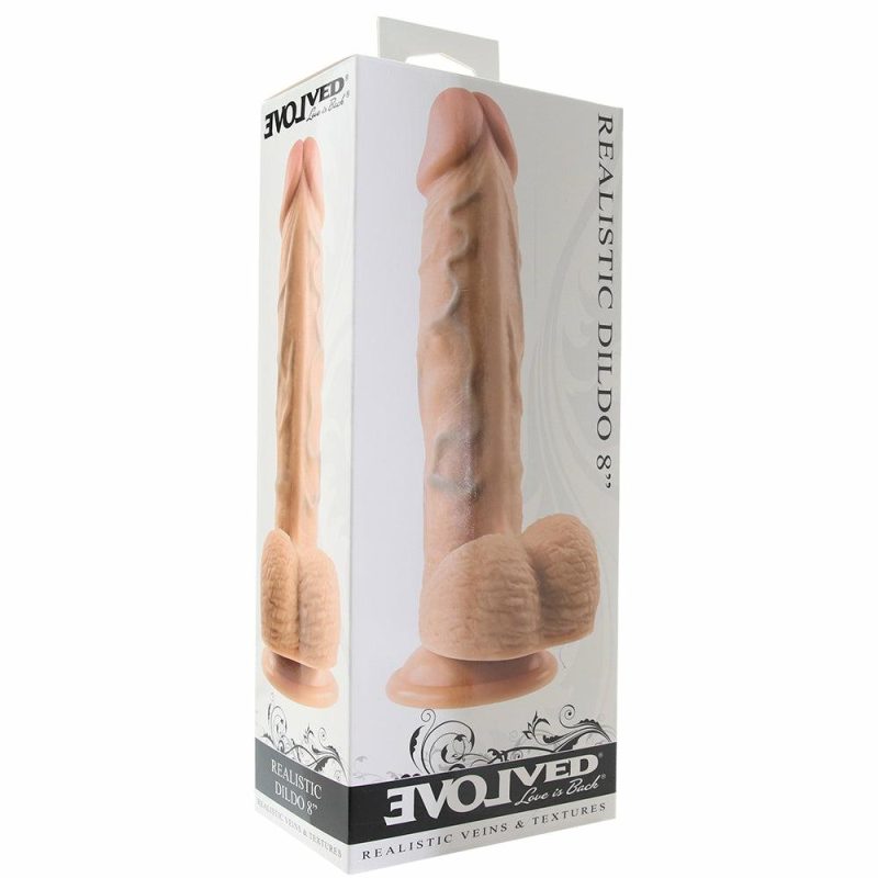 Dildos | Realistic 8 Inch Dildo In Light Dildos Dildos