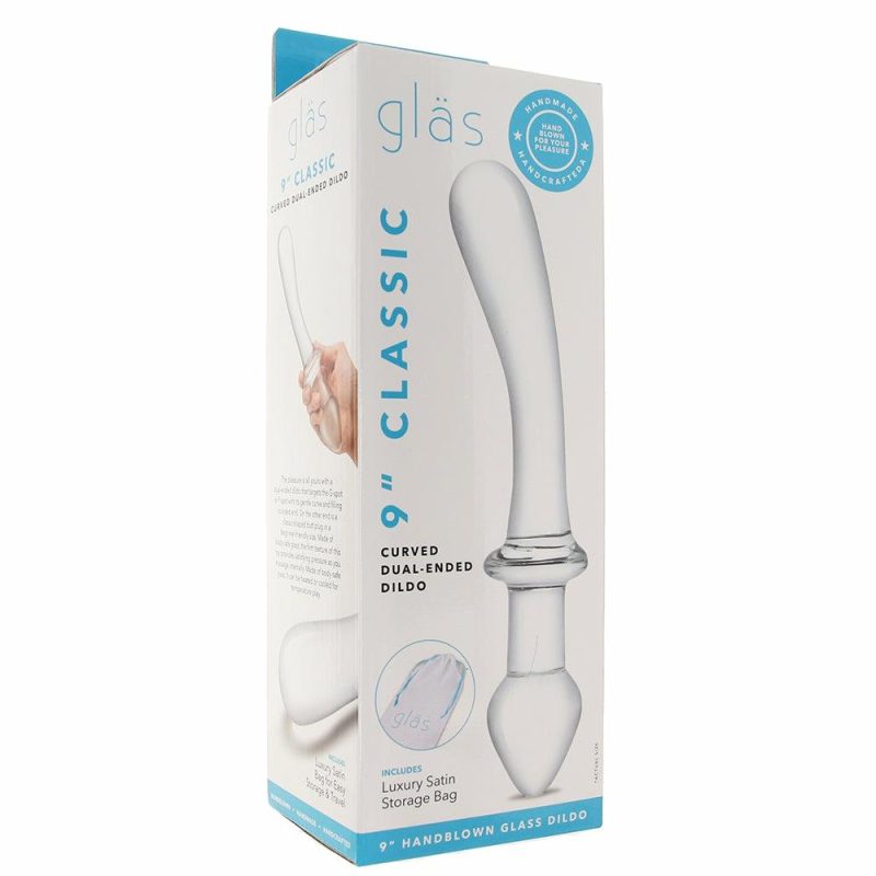 Dildos | Gläs Classic Curved 9 Inch Dual Ended Dildo Dildos Dildos