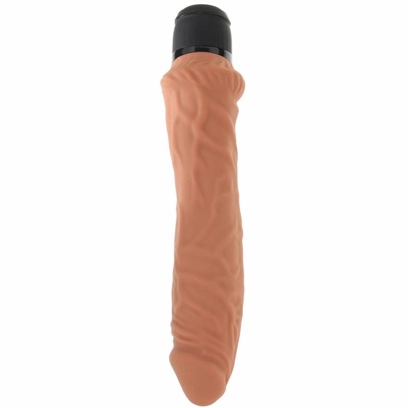 Dildos | Powercock 8 Inch Girthy Realistic Vibe In Mocha Dildos Brown