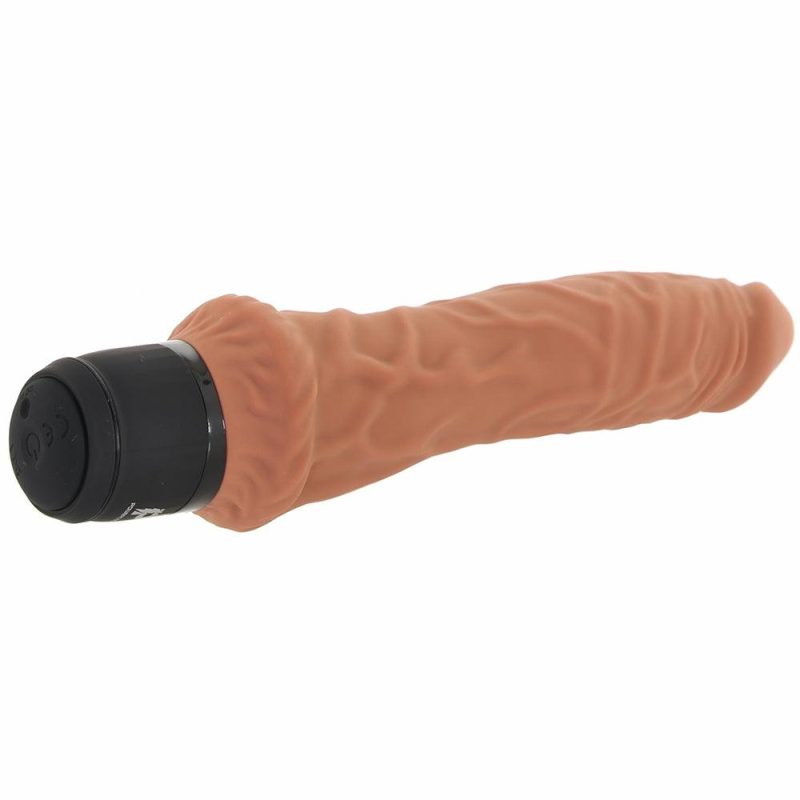 Dildos | Powercock 8 Inch Girthy Realistic Vibe In Mocha Dildos Brown