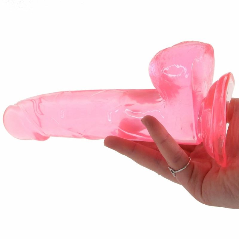 Dildos | Size Queen 6 Inch Jelly Dildo In Pink Dildos CalExotics