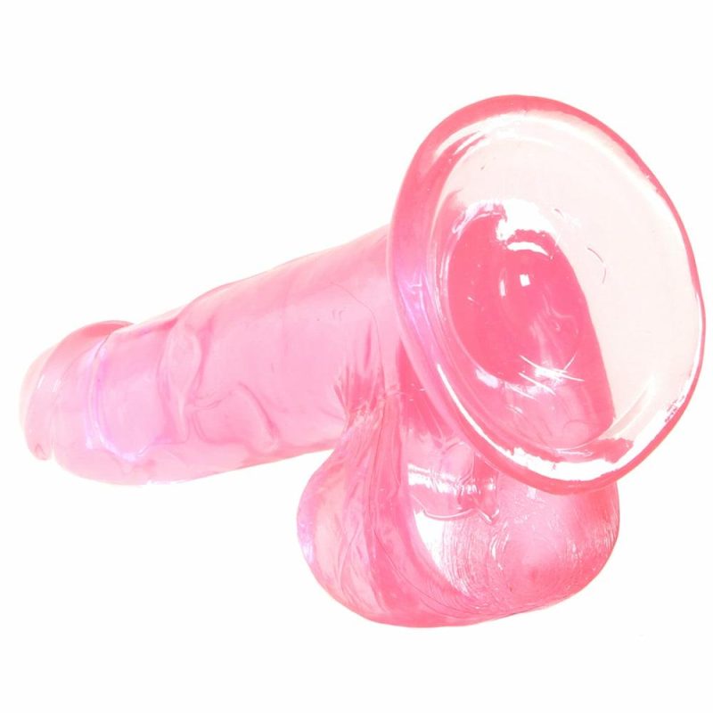 Dildos | Size Queen 6 Inch Jelly Dildo In Pink Dildos CalExotics