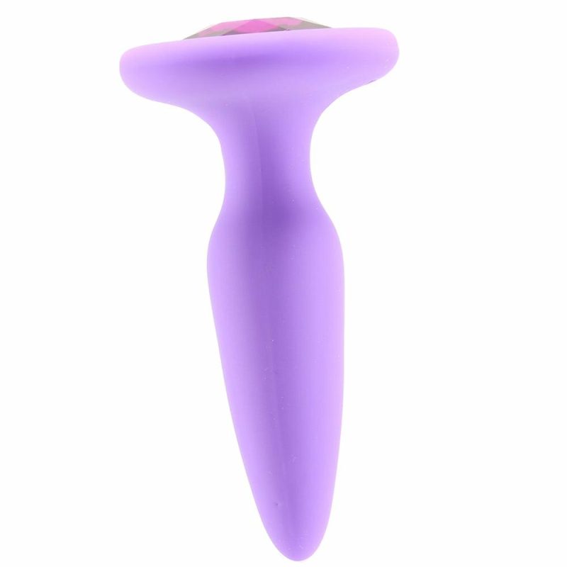 Anal Sex Toys | Glams Mini Purple Gem Silicone Butt Plug Anal Sex Toys Anal Sex Toys