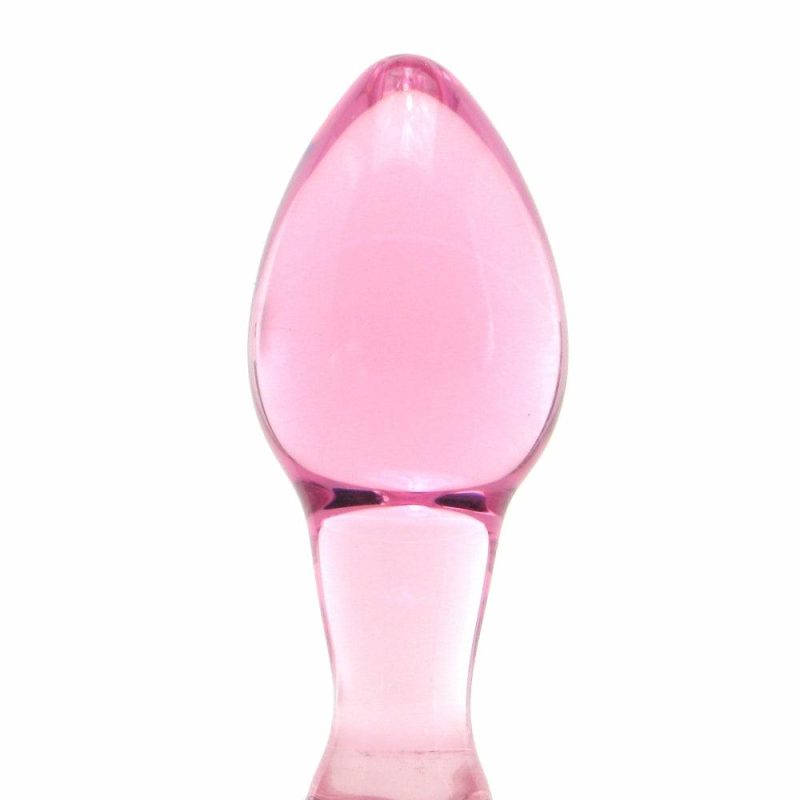 Anal Sex Toys | Icicles No. 48 Hand Blown Glass Butt Plug In Pink Anal Sex Toys Anal Sex Toys