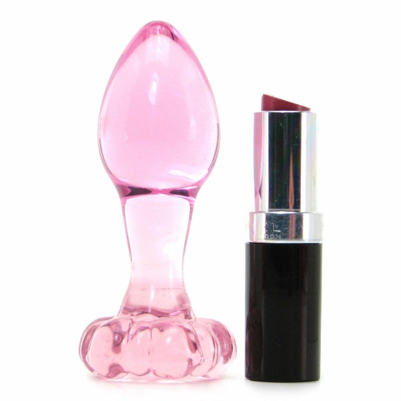 Anal Sex Toys | Icicles No. 48 Hand Blown Glass Butt Plug In Pink Anal Sex Toys Anal Sex Toys