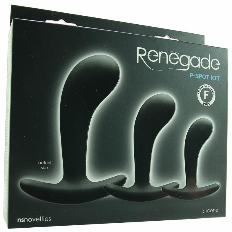 Anal Sex Toys | Renegade Silicone P-Spot Kit In Black Anal Sex Toys Anal Sex Toys