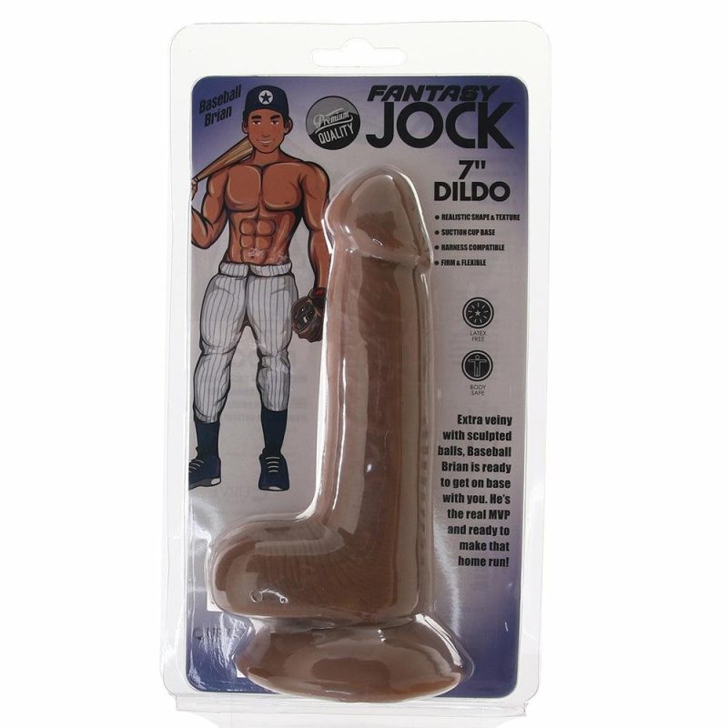 Dildos | Fantasy Jock Baseball Brian 7 Inch Dildo Dildos Dildos